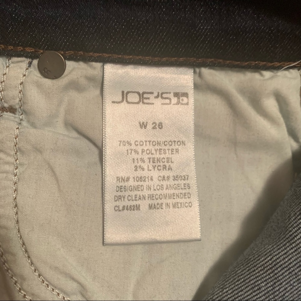Joe's Jeans Womens Frayed Cuffed Jeans Navy 26 - Picture 8 of 13